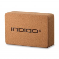 Блок для йоги пробковый INDIGO IN292 22,8*15,2*7,1 см Коричневый